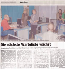 Computerkurs Presseartikel November 2010