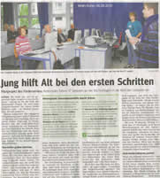 Pressartikel 08.05.2010 Main-Echo wg. Computerkurs